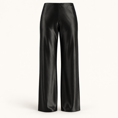 Celeste | Satin-Look Wide-Leg Pants