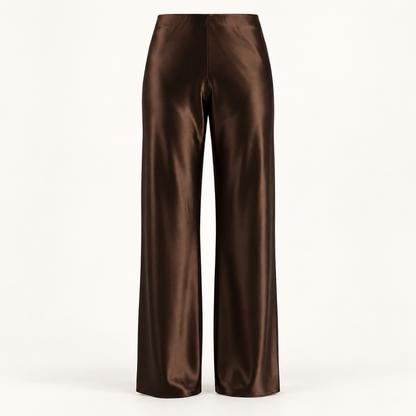 Celeste | Satin-Look Wide-Leg Pants