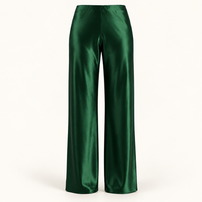 Celeste | Satin-Look Wide-Leg Pants