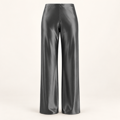 Celeste | Satin-Look Wide-Leg Pants