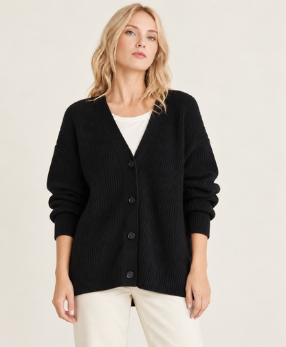 Elsie | V-Neck Knit Cardigan