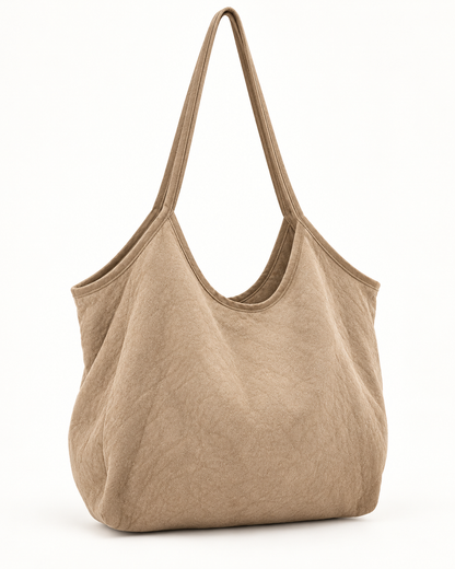Odette | Suede-Look Shoulder Bag